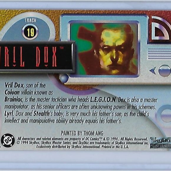 DC Comics 1994 SkyBox Master Series - Cosmic Boy to Guardians of the Universe - Picture 16 of 16